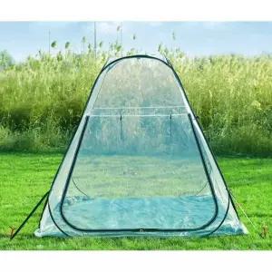 투명 원터치 텐트 그늘막 소형 난방 우레탄창 투명텐트