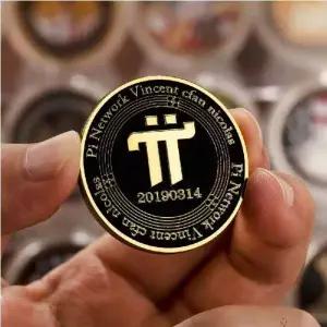 골프 볼마커 파이코인 레퍼럴팀 기념주화 가상화폐 블랙 컬랙션