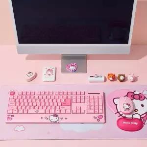 [헬로키티] 팜레스트 무선 콤보(키보드+마우스)