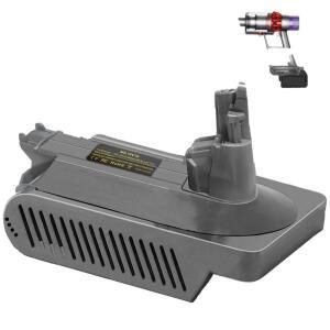 밀워키 18V 리튬 배터리용 다이슨 호환 V10용 MIL18V10 어댑터 동물 털 청소기용으로 변환