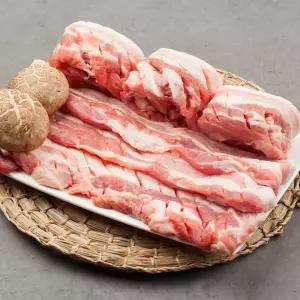 한돈 냉장 돼지고기 칼집 삼겹살 구이용 숯불용 1kg