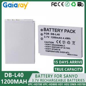 1-6Pcs DB-L40 디지털 카메라 배터리 산요 VPC-HD700 HD1