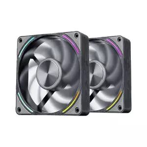 Segotep EX120 ARGB PWM FULL LCP (2팩,블랙/화이트)