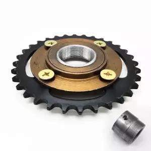 420 32T 스프로킷 톱니 초경질 45 전기 수동 삼륜차 한 강판 95mm 플라이휠 어댑터