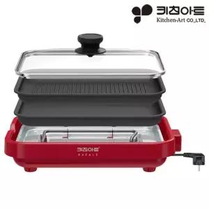 키친아트 분리형 전기그릴 전기팬 불판 캠핑용 KG-3021HY