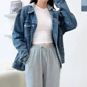 블레오 여자 후드 워싱 청자켓 DM2512161157