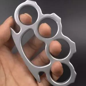 휴대용 너클 링 간편한 긴급 여성 호신용 너클 링 금속 방어구 손가락 안전 위급 대비 상황