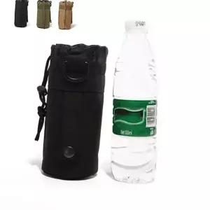 등산 물통 가방 밀리터리 전술용 아웃도어 등산 물병 파우치 전술 휴대용 조임 수납 캠핑 활동 야외