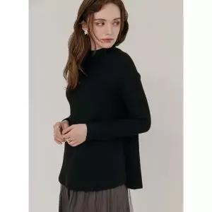 [막스까르띠지오]반하이넥 베이직 A라인 니트_P412612292