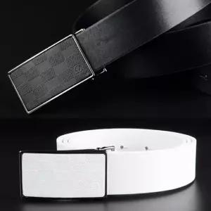 남성 여성 통가캐주얼 벨트 남자 슬렉스 여자 골프팬츠 화이트 소가허리띠 에나멜벨트