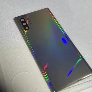 삼성 갤럭시 노트 10 플러스 N970F N975F 배터리 뒷면 커버 Note10 후면 도어 유리 패널 하우징 케이스 +