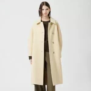 [롯데백화점]씨씨콜렉트 울 폭스 블렌드 싱글 롱 코트 C254MSG561