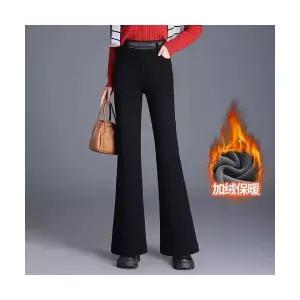 여성 데일룩 데님바지 일자핏 9부 기모 청바지 밴딩 겨울 슬림핏 부츠컷 바지 DAOL4