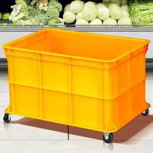 [골드스마일]점보박스 130L 대형컨테이너 플라스틱바스켓 운반상자 콘티박스