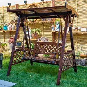 나무그네 흔들의자 정원 전원주택 스윙체어 마당 벤치