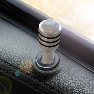 24개 자동차 도어 잠금 핀 알루미늄 합금 노브 범용 안전 버튼 차량 내부 액세서리