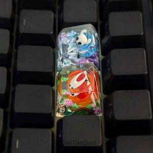 HOLLOW KNIGHT 키보드스위치 투광 위한 게이밍 선물 ESC 키캡 게임 커스텀