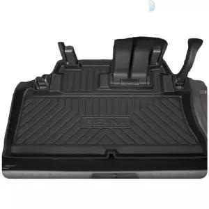 시에나트렁크 전용 3d 매트 블랙 좌석 바닥 스타일링 핏 도요타 토요타 미끄럼 풀커버 방수