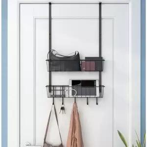 문걸이 문틀 창틀 세탁실 3단 수납걸이 방문 선반 다용도실 2단