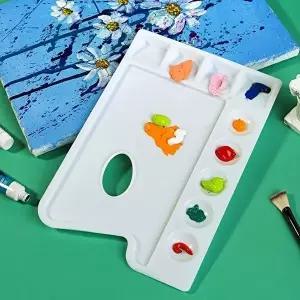 고품질 수채화 플라스틱 사각 팔레트 파렛트 파렛트 미술용품 물감파레트 WFIPE3M