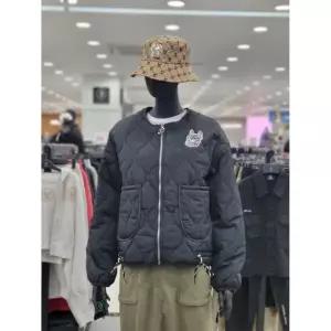 라이프워크 여성 웨이브 퀼팅 라운드 점퍼 LW234JP730