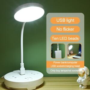 USB 독서용 야간 조명 LED 초고휘도 책상등 5V 플렉시블 테이블 램프 터치 스위치 디밍 노트북 PC 컴퓨터