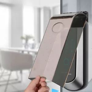 안심 덮개 햇빛가리개 도어락 레인커버 번호키 블랙