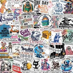 PCS 재미있는 홀로그램 스티커 200개 노트북 물병 휴대폰 킨들 저널 스크랩북 범퍼 스케이트보드 수하물용