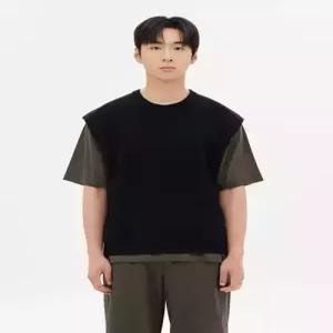 topten 남성) 크루넥 스웨터 베스트(오버핏)MSE4ES1901