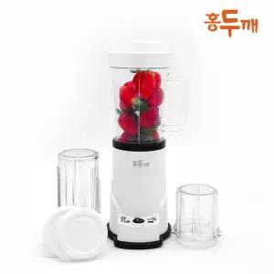 홍두깨 국산 미니믹서기 UCW-MG200 3가지 믹서컵 모터과열 방지 에어홀 2중 안전장치 티타늄 십자칼날