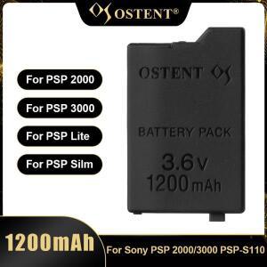Sony PSP 2000 PSP-S110 게임 패드 실제 용량 충전식 배터리 OSTENT 3.6V 1200mAh 교체