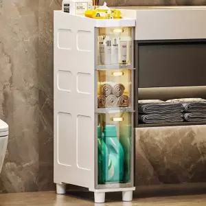 폭좁은 틈새 수납장 다용도 이동식 선반 틈새수납장 슬림