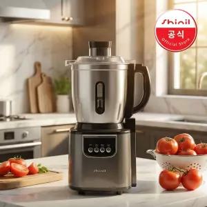 [국내생산]26년형 신일 대용량 초고속 믹서기 티타늄 칼날 가정용 영업용 블렌더 스텐 대형 얼음 분쇄기 이유식