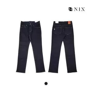 닉스닉스남성 D톤 로우 부분밴딩 뉴슬림 데님 팬츠_FNMFDDN1 385566