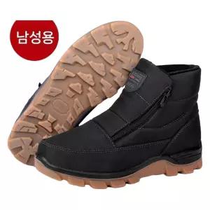 어르신방한화 미끄럼방지 털신 겨울 기모 털단화 따뜻한 따듯한 할아버지 양털 고무털신