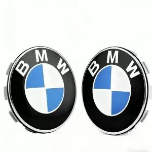 자동차휠캡 4개 68mm/56mm 자동차 휠 허브 센터 커버 교체 로고 BMW 호환 G30 F02 E46 E60 E90 G20 G28 F30