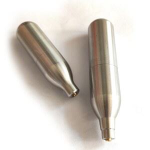 스테인레스 스틸 에어소프트 건 어댑터 카트리지 CO2 12g 비나사산 가스 리필 실린더 충전식 가능 8g