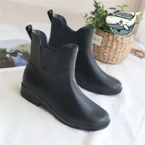 작업용 방수 앵클 레인 부츠 주방 신발 여자가을신발 앵글부추 발목부츠 발편한부츠
