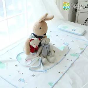 이불 매트 담요 유아 블랭킷 패드 신생아 사계절 낮잠 방수 2P 국산 순면