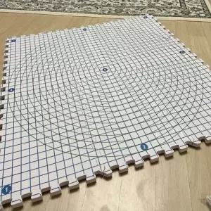 니트 블로킹매트 고정 재봉 터 재봉도구 T핀 하얀색