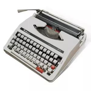 영문 타자기 수동 블랙 키보드 레트로 스튜디오