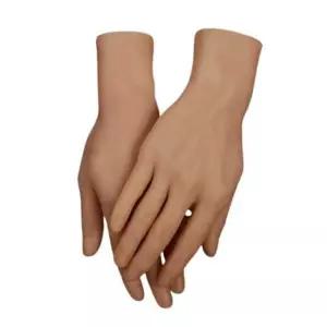 남자 손모형 실리콘 연습 가짜손 실습 모델 남성용 손 시계