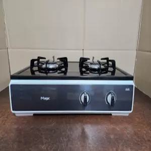 SK매직 가스레인지 2구 강화유리 엘피지(LPG) 용