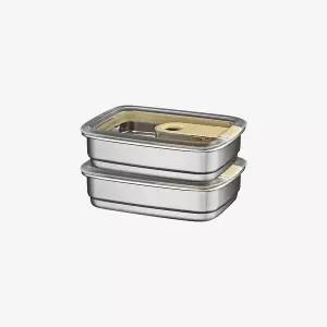 [스텐락](2P세트) 스텐락 스냅 국내산 스텐 밀폐용기 3호(360ml) 2p