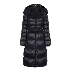 버버리 SANDSEND 벨티드 다운 롱 패딩