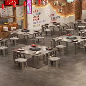 야외 바베큐 테이블 이동식 접이식 테라스용 식탁 상업용