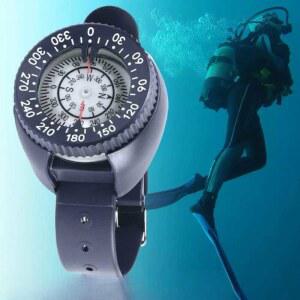 방수 발광 손목시계 휴대용 자동 다이버 나침반 야광 아웃도어 시계 야외 스쿠버 장비