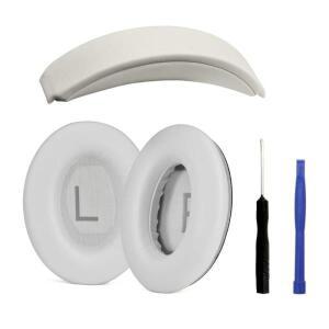 [교체용 이어커버]BOSE 호환용 QC45 QuietComfort 45 무선 헤드폰용 교체용 이어 쿠션 헤드밴드 1세트 이어