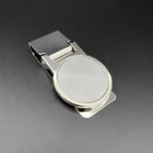 고급 남자 머니 클립 실버 지폐 클립 메탈 수납 홀더 고급