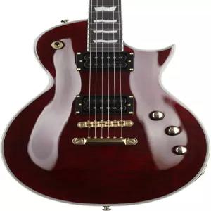 ESP LTD 디럭스 EC-1000T CTM 일렉트릭 기타 스루 블랙 체리 보기